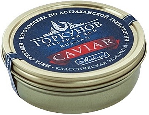 Икра ГОРКУНОВ черная Стерляжья забойная зерн./жесть/ 250г*1