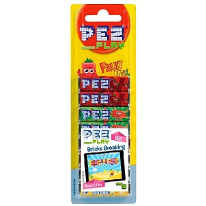 Конфета PEZ_PLAY Fruit Mix фруктовая АССОРТИ 68г*24