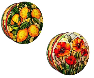 Печенье REGNUM Витраж печенье сдобное в сахарной обсыпке /жесть/ 400г*6