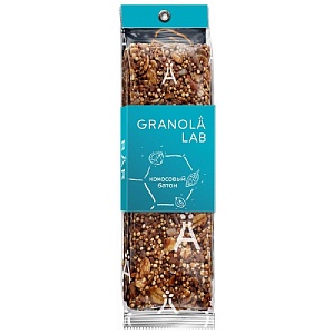 Батончик GRANOLA.LAB кокосовый 40г*15