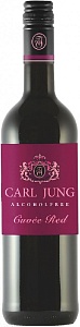 Вино CARL JUNG CUVEE RED красное полусухое безалкогольное /стекло/ 0,75л*6