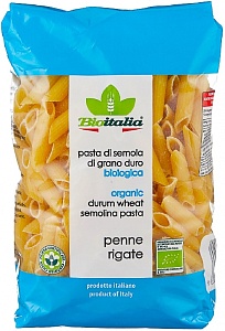 Макароны BIOITALIA  Penne Zita Rigate  (пёрышки)  500*12