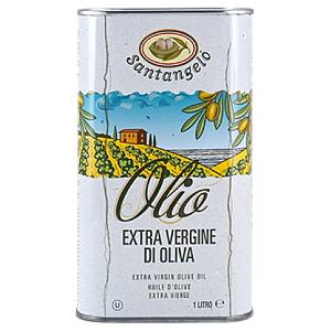 Масло SANTANGELO оливковое нерафинированное Extra Virgin /жесть/ 1л*10