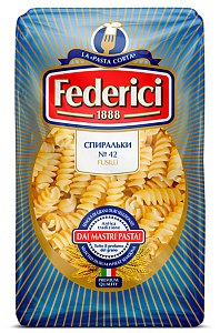 Макаронные изделия FEDERICI №042 Fusilli / Спиральки 500г*30