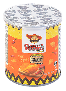 Чипсы картофельные MISTER POTATO с острым и пряным вкусом Hot and Spicy /туба/ 40г*20