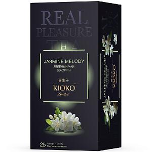 Чай KIOKO Limited JASMINE MELODY зеленый с жасмином (25пак.*2г) 50г*8