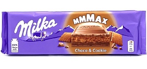 Шоколад Milka молочный Choco Cookie 300г*12