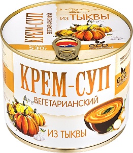 Крем-суп ECOFOOD вегетарианский из тыквы /жесть/ 530г*4