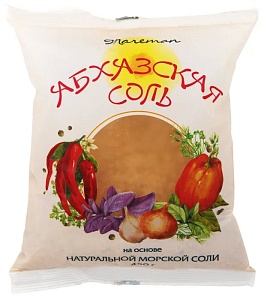 Соль Mareman Абхазская (подушка) /пэт/ 450гр*12