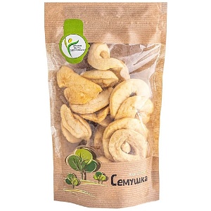 Яблоки СЕМУШКА сушеные, кольца 120г*6