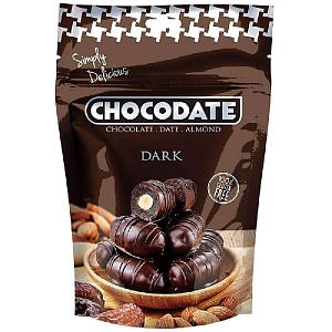 Конфеты CHOCODATE EXTRA DARK темный шоколад /дой-пак/ 100г*12