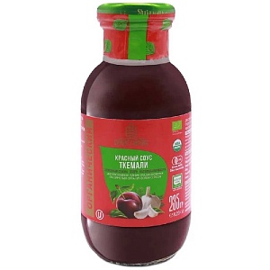 Соус GEORGIA'S NATURAL ORGANIC Красный Ткемали /стекло/ 235г*12