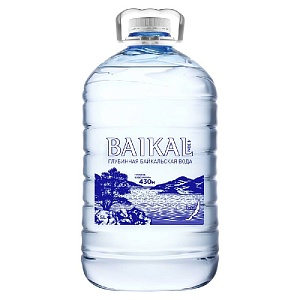 Вода BAIKAL (байкальская глубинная 430м) минеральная негазированная /пэт/ 5л*2