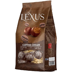 ВЫВОД Конфеты LEXUS Coffee из молочного шоколада с кофейным кремом /пакет/ 1000г*8
