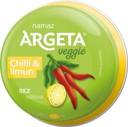 Паштет ARGETA Veggie овощной из нута с чили и лимоном /жесть/ 95г*14