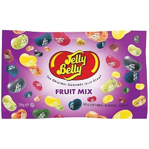 Драже JELLY BELLY FRUIT MIX жевательное фруктовое ассорти /пакет/ 28г*30