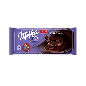 Шоколад Milka темный Extra Cocoa Dark (45% какао) 100г*23