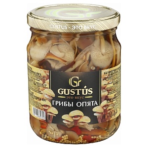 Грибы GUSTUS маринованные Опята /стекло/ 460г*12