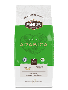 Кофе MINGES Bio-Cafe 100% Arabica зерно /пакет/ 1000г*8