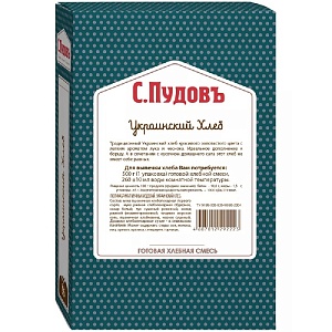 Смесь хлебная С.Пудовъ "Украинский хлеб" карт/кор 500г*15