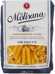 Макаронные изделия La MOLISANA 20B PENNE ZITI RIGATE Перья рифленные 500г*24