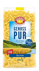 Макароны 3 GLOCKEN Genuss Pur Спирали Spiralen 1000г*8