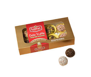 Финиковые трюфели BORNA ассорти, без сахара /картон/ 120г*20