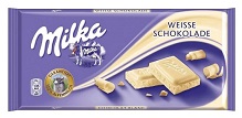 Шоколад MILKA белый White 100г*22