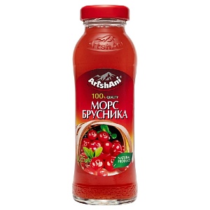 Морс ARTSHANI брусничный /стекло/ 0,25л*20
