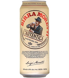 Пиво Birra MORETTI 4.6% светлое /жесть/ 0,5л*24