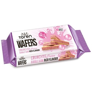 Вафли TOREN Wafers со вкусом жвачки 55г*24