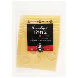 Сыр LeSuperbe Люстенбергер 1862 орехово-сладкий 50% /нарезка/ 150г*12