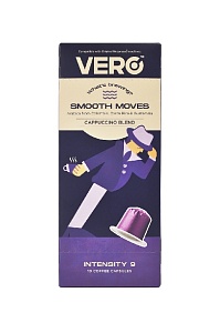 Кофе VERO-Smooth Moves ETHIOPIA молотый в алюминиевых капсулах - 10капсул /картон/ 56г*6