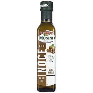 Масло MONINI NOSE грецкого ореха нерафинированное /стекло/ 0,25л*8