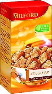 Сахар MILFORD Чайный кусковой колотый коричневый натуральный тростниковый нерафинированный 500г*10