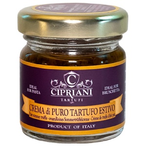 Крем CIPRIANI TARTUFI из чёрного (летнего) трюфеля /стекло/ 30г*12