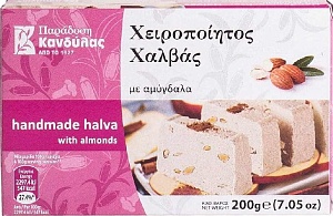 Халва KANDYLAS с миндалем (бруском) /коробка/ 200г*9