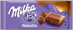 Шоколад MILKA молочный ореховый мусс Noisette 100г*23