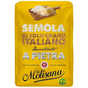 Мука La MOLISANA 602 Semolina из твердых сортов пшеницы 1кг*12