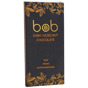 Шоколад BOB Темный с пастой из фундука (какао 65%) /шоубокс/ 50г*10