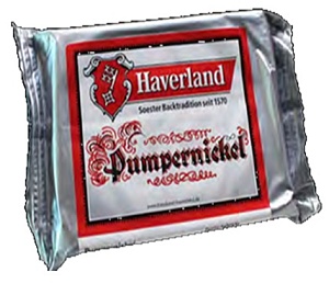 Хлеб HAVERLAND Вестфальский Pumpernickel из ржаной муки грубого помола 250г*14