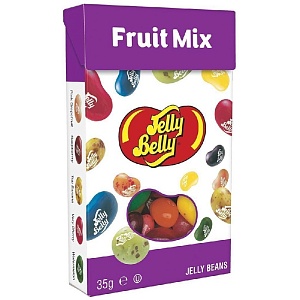 Драже JELLY BELLY FRUIT MIX жевательное фруктовое ассорти /картон/ 35г*24