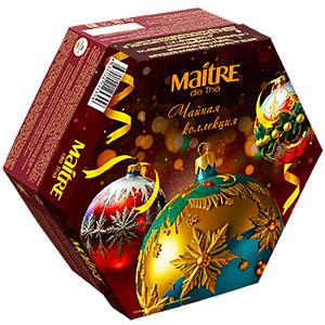 Чай MAITRE DE THE - чайная коллекция (ШАРЫ) пакетированный (48 пак) /картон/ 86,4г*6