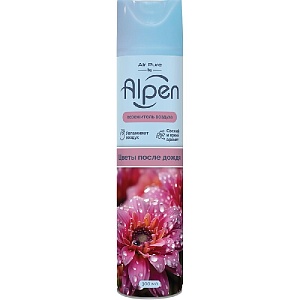 ALPEN Освежитель воздуха «Цветы после дождя»  300мл