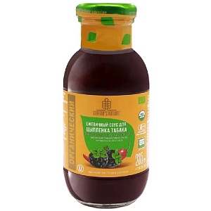 Соус GEORGIA'S NATURAL ORGANIC Ежевичный для цыпленка табака /стекло/ 235г*12