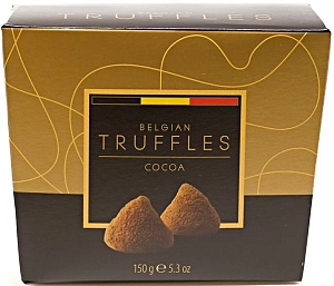 Трюфели BELGIAN TRUFFLES со вкусом Какао /картон/ 150г*12