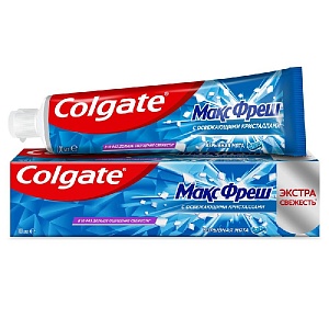 Colgate З/паста   МАКС ФРЕШ Взрывная мята 100мл /Синяя туба/12*48/
