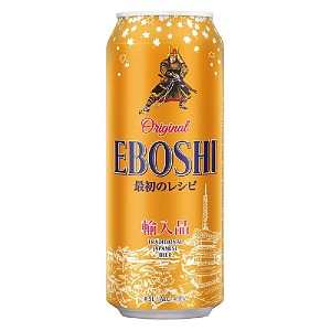 Пиво EBOSHI (ГЕРМАНИЯ) Original светлое фильтрованное 4,8% /жесть/ 0,5л*24