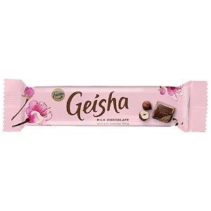 Шоколадный батончик FAZER Geisha молочный с нежной начинкой из лесного ореха 37г*35