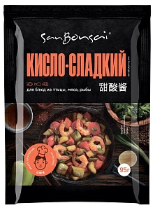 Соус SANBONSAI для приготовления «Кисло-сладкий» /саше/125г*15